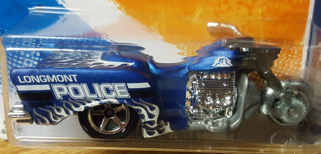 Hot Wheels Bad Bagger Chopper Purple & Boss Hoss Motorcycle