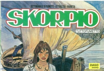 Skorpio n.26 1992 Dago - Orchid - Munro - Max Calzone Very Optimissimo Eura Ed.  