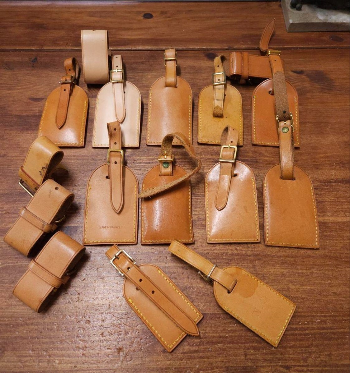 Louis Vuitton Name tag Handle Holder 11 Set LV Bag Accessories