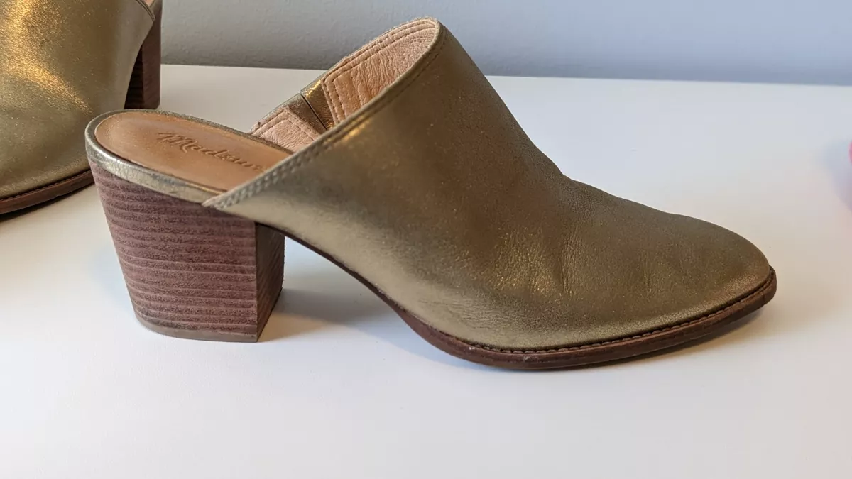 Gold Madewell Harper Mules Size Size 10 41 EU Used good condition