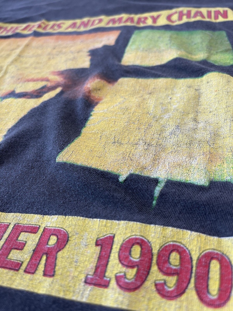 Vintage The Jesus And Mary Chain Shirt 1990 Tour Band Tee