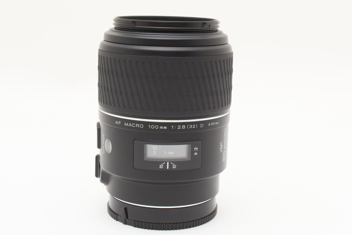 Minolta AF Macro 100mm f/2.8 SonyαA #994 Minolta AF Macro 100mm F/2.8 D Lens For Sony A-Mount MIJ