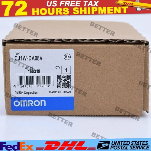 1PC New Omron CJ1W-DA08V PLC Output Module In Box Fast Shipping CJ1WDA08V