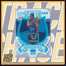 2024-25 Panini Crown Royale Euroleague BK Rodrigue Beaubois Coat of Arms 1/1!
