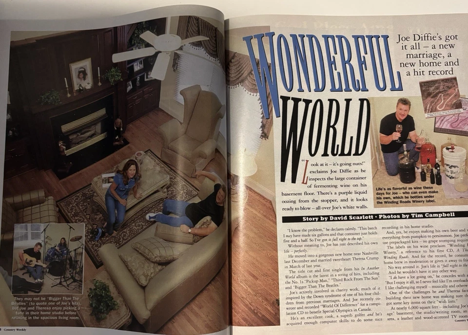 Vintage Country Music Weekly Magazine Sammy Kershaw Lorrie Morgan Wed Nov 2001 - Image 4 of 4