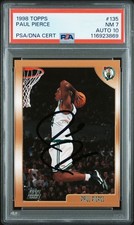 Paul Pierce Rookie Cards and Autograph Memorabilia Guide 20