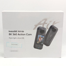 Insta360 X4 Air 8K 360 Action Camera Starter Bundle (CINSAAFA) Black