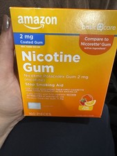 Amazon nicorette gum 2mg fruit Flavored 160