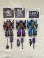 Transformers Studio Series Gamer Edition Voyager Thundercracker,Skywarp,Starscre