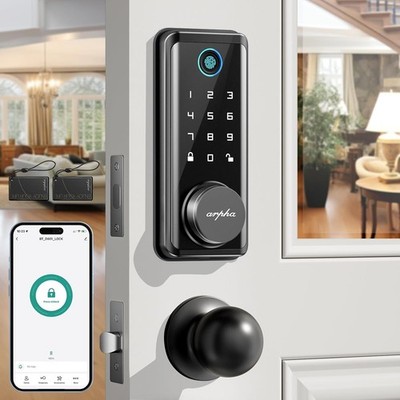 ARPHA D601K Keyless Entry Smart Door Lock w/ Deadbolt & Handle ~ APP *7183MJ