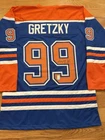 Wayne Gretzky Signed Edmonton Oilers #99 Hockey Jersey Auto WG Authentic COA
