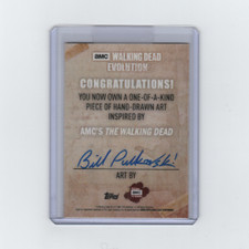 Walking Dead with Sketch Collectable Trading Cards for sale | eBay