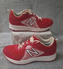 New Balance T3000TR5 Mens 10.5 Baseball Turf Shoes Red White Low Sneaker