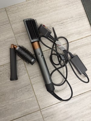 Dyson Airwrap HS05 Multi Styler Long Barrel w/ Attachments Gray/Copper