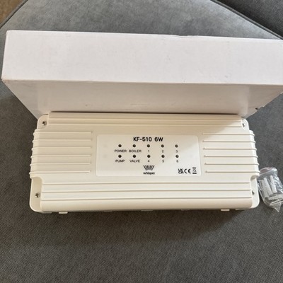 WHISPER KF-510 6-fach KINETISCHE VERDRAHTUNGSZENTRALE für Fußbodenheizungen