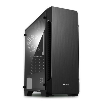 Zalman - S3 - ATX Mid-Tower PC Case - 16.22 x 7.44 x 17.76 inches, Acrylic