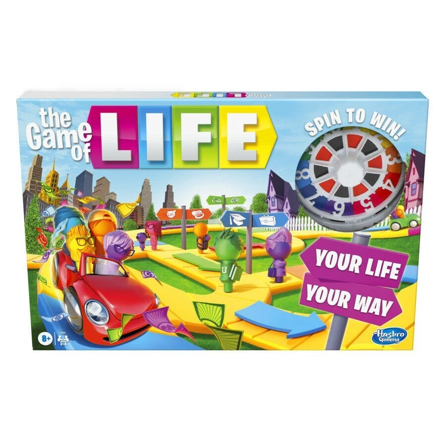 THE GAME OF LIFE Spin To Win For Kids Family Hasbro Gaming 2 to 4 Players 8+ - Image 4 of 4