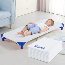 Cot Sheets for Daycare Standard Size 10 Pack - Fits 23" X 51" Cot, Daycare Essen