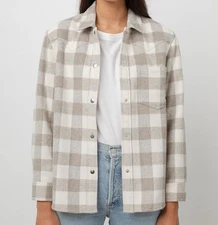 Rails Plaid Shacket Tripp Collared Shirt Jacket Women’s Small, Rails Clothing