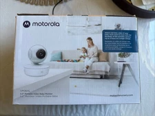 Motorola VM36XL Touch Connect 5" HD Wi-fi Video Baby Monitor 1000ft Range, White