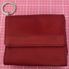 Ann Taylor Loft Chic Red Wallet with Keychain