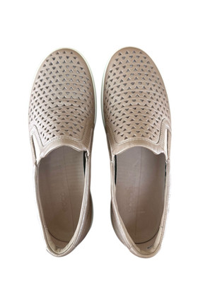 Ecco Tan Perforated Loafers Ecco | Shoes | Ecco Tan Perforated Loafers | Poshmark main image 2