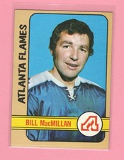 1972-73 Topps NHL Bill MacMillan #77 Atlanta Flames  - See Pics (1)