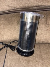 New Keurig Stand Milk Frother Black Base Cup Lid Cream Latte Hot Cold Coffee