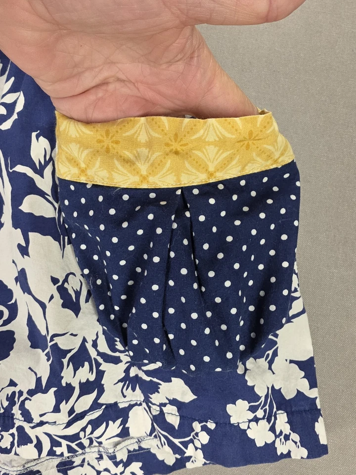 Vestido Persnickety Niñas 6 Overall Vestido Delantal Patchwork Bolsillos Solero Foto 2 de 4