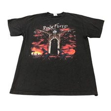VTG 90s Pink Floyd The Wall T Shirt Double Sided Size Large Band Tennessee River