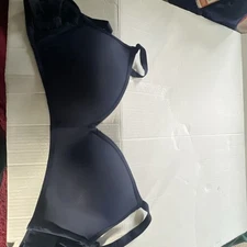 Nautica Intimates Bra Womens 38DBlue Moulded Cup Smooth Wireless Comfort 