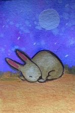 Aveo Original Mixed Media Art