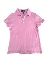 Iconic Lauren Active Ralph Lauren polo Tshirt M  Barbiecore Corpcore Golf