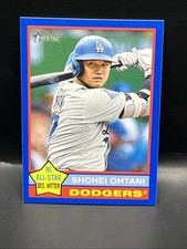 SHOHEI OHTANI 2025 TOPPS HERITAGE #148 DARK BLUE BORDERED DODGERS