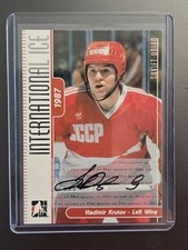 2006-07 In The Game International Ice Series Vladimir  Krutov Auto A-VK