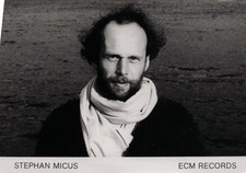 Stephan Micus Photograph Original Black And White Press Promotion Circa 1980s