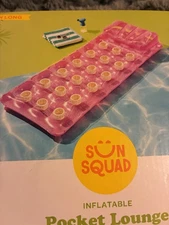 Inflatable Pool Lounge Chair Floating Inflatable Pool Float