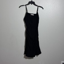 SO Women Elegant Black Spaghetti Strap Mini Dress size S.