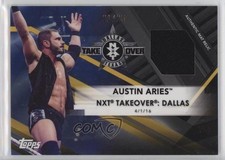2017 Topps WWE NXT Mat Relics Silver 1/25 Austin Aries #MR-AU nd3