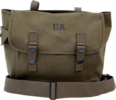 #ad Olive Green WW2 US M1936 Musette Field Bag $25.64
