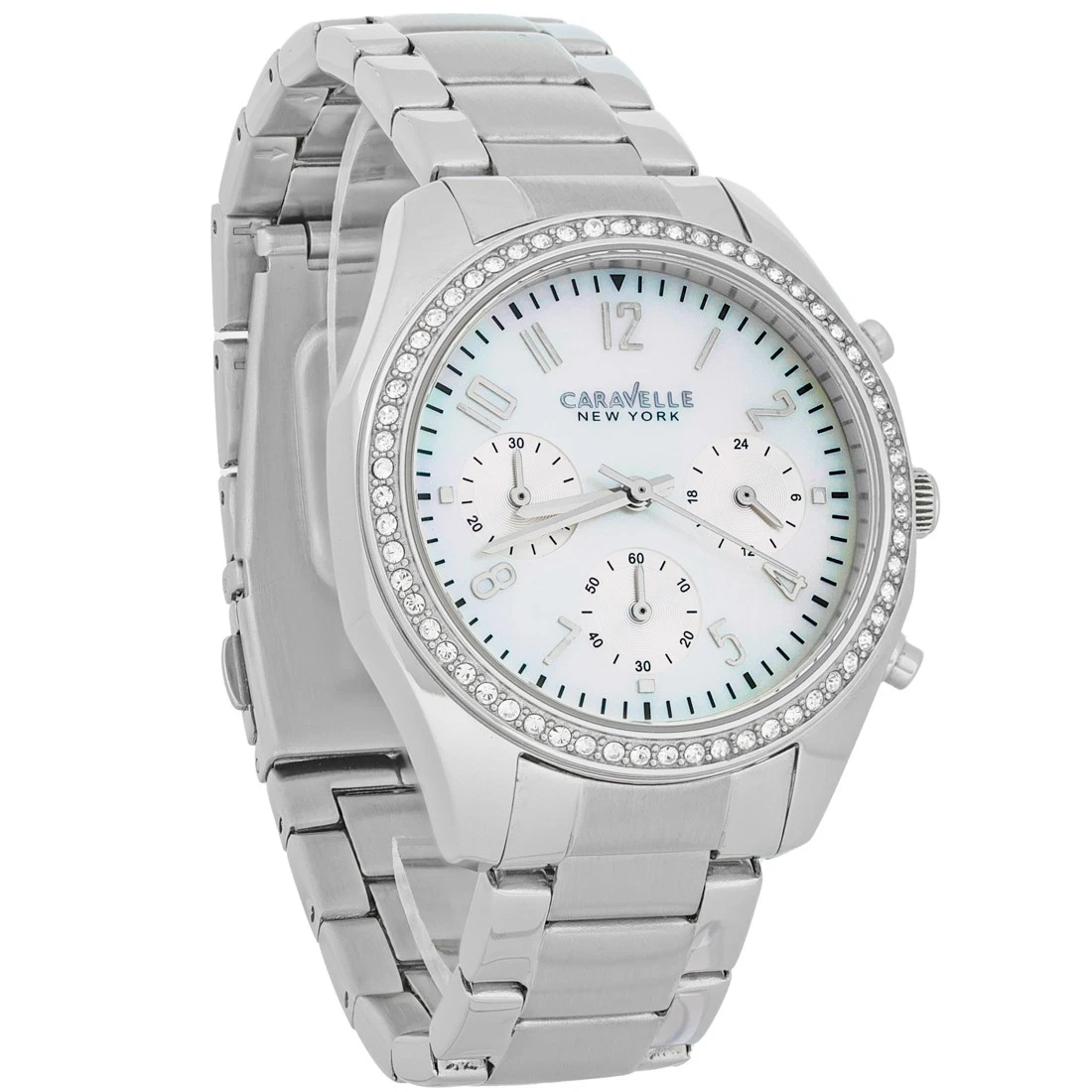 Caravelle New York Women Silver Band Wristwatches for sale 