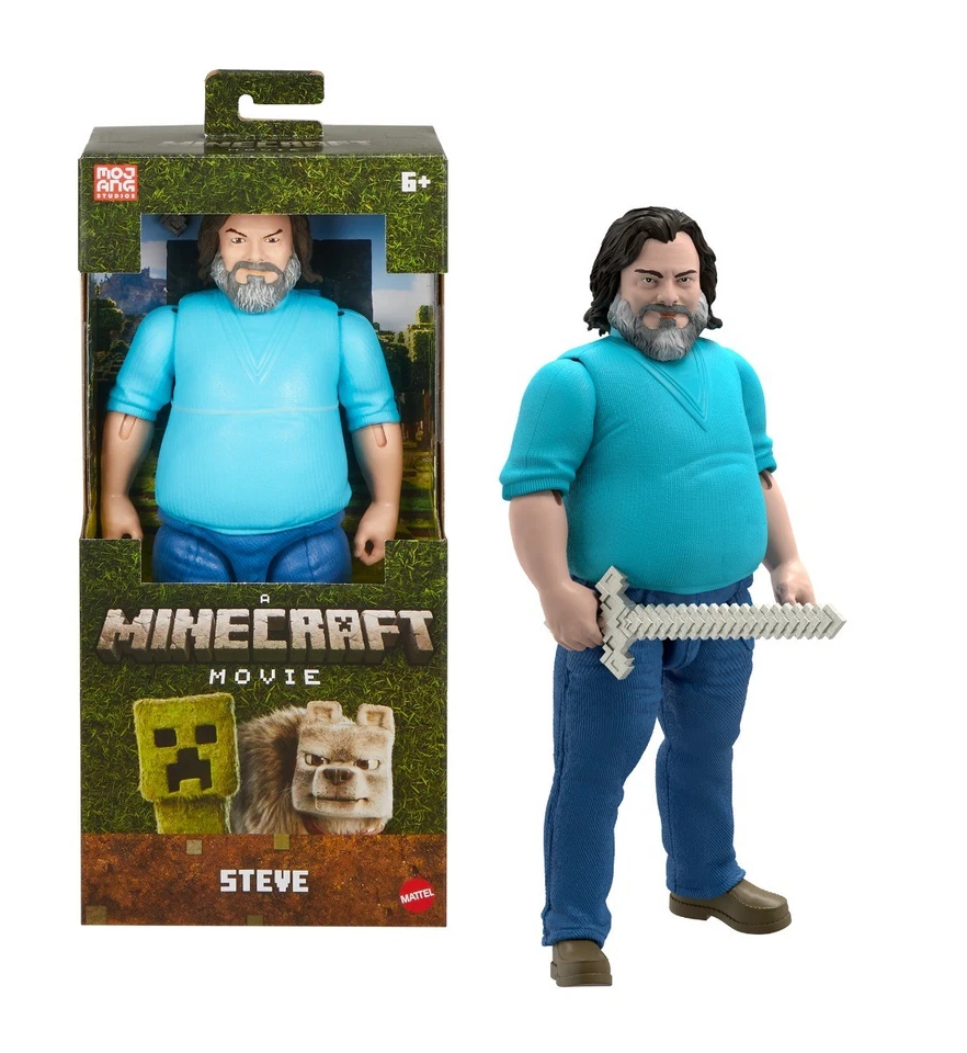 Minecraft Movie Large Figure - Steve - Image 2 of 4