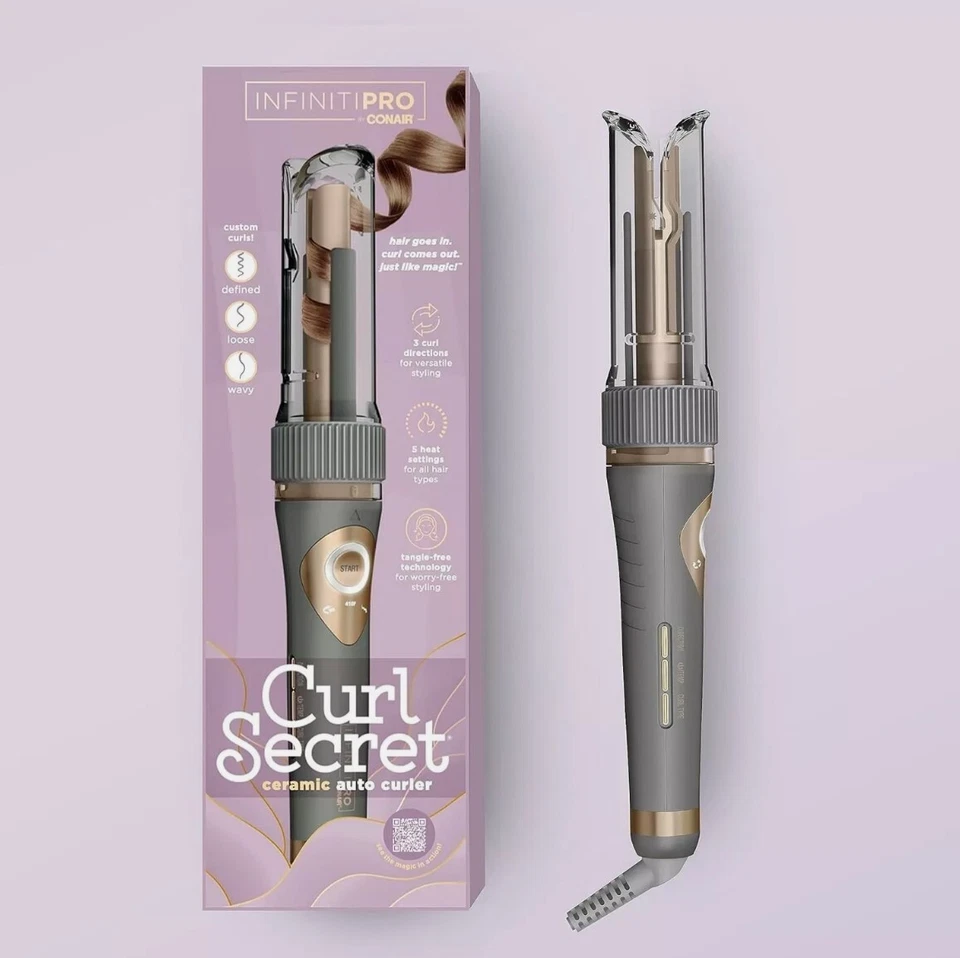 INFINITIPRO BY CONAIR Curl Secret Automatic Curling Iron - 3/4-inch Barrel (NEW) - Image 2 of 3