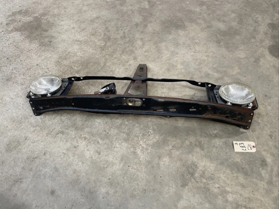 Volkswagen Jetta Golf 1987 radiador delantero núcleo soporte capó pestillo fabricante de equipos originales Foto 2 de 4