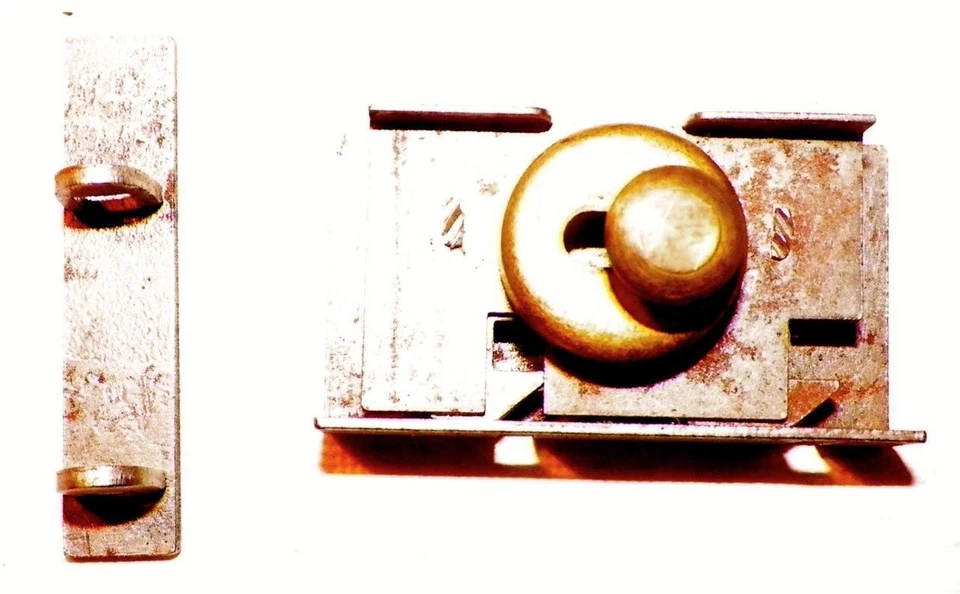 7 cerraduras de armario pestillos hierro con herrajes guardianes trabajo #4 pestillo antiguo Foto 2 de 3