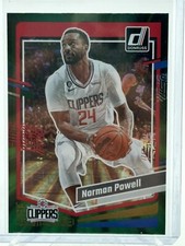 2023-24 Donruss Green Laser Holo #136 Norman Powell Clippers