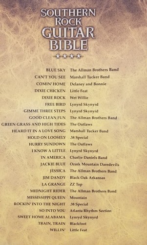 Southern Rock Guitar Bible Book Recorded Version Hal Leonard - Picture 7 of 7