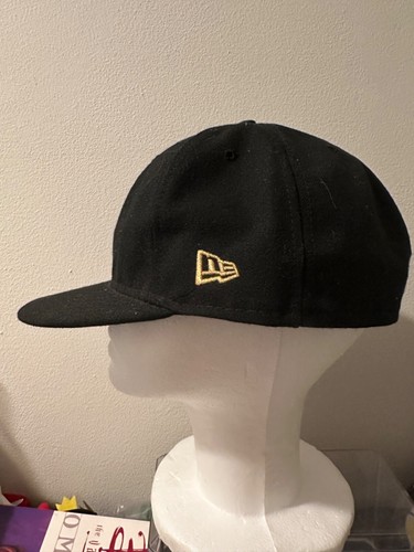 New Era Black Omaha Storm Chasers Bolt NEW 59FIFTY Hat Fitted 7 7/8 Flat Bill - Picture 5 of 8