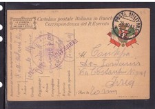 Timbro Posta Militare 42 Ospedale da Campo 0101 1917 Villa Verla WY454