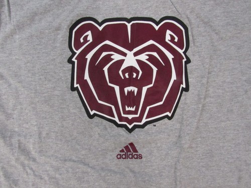 New Missouri State Bears Mens Sizes M-L Adidas Gray Shirt - Picture 2 of 5